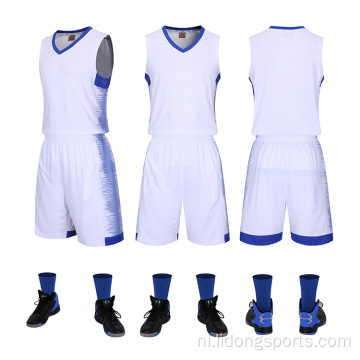 Ontwerp je eigen basketbalkleding groothandel basketbal jersey